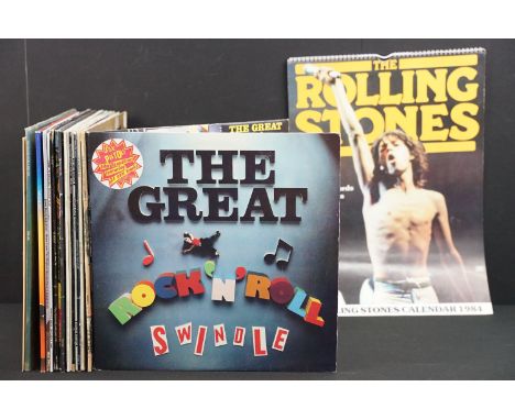 Vinyl - 16 Rock &amp; Pop LPs and 1 12" singles to include Sex Pistols (with insert), Traffic (pink bullseye Island), Atomic 