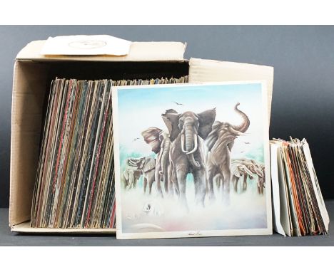 Vinyl - Approx 70 Rock &amp; Pop LPs, 30 7" singles and 1 CD (EP) to include The Rolling Stones, David Bowie, Jethro Tull, Ki