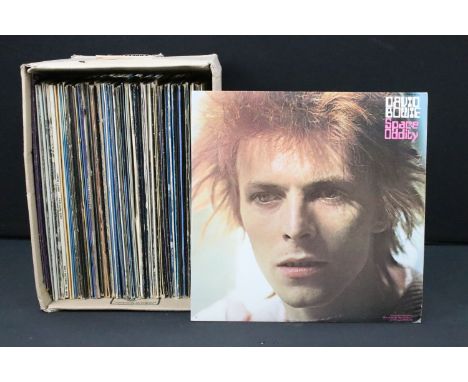 Vinyl - Apporx 60 Rock &amp; Pop LPs to include David Bowie, Jethro Tull, Bob Dylan, Mott The Hoople, Leonard Cohen, Moody Bl