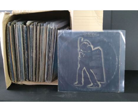 Vinyl - Over 60 Rock &amp; Pop LPs and 3 shaped picture discs to include T-Rex x 2, David Bowie x 2, Queen x 2, Roxy Music (p