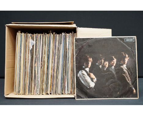 Vinyl - Over 80 Rock &amp; Pop LPs to include The Rolling Stones x 4 (inc self titled with 2:52 Tell Me and Carol credit on l