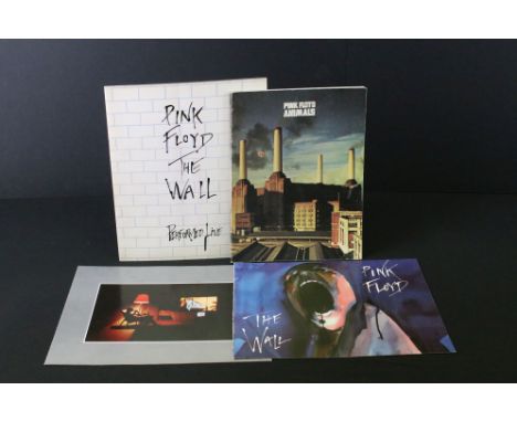 Memorabilia - 3 Pink Floyd memorabilia items to include: Pink Floyd: Animals: The Event. The Music. (1980 music book) VG+, Pi