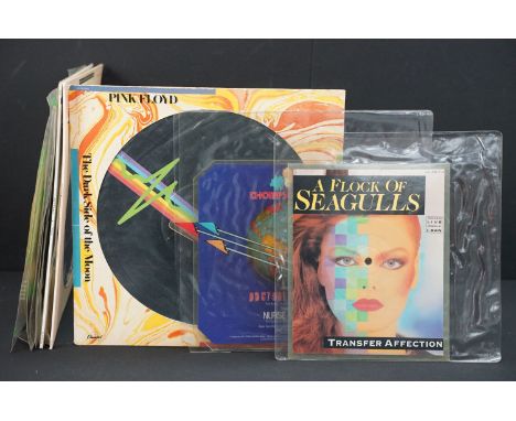 Vinyl - 13 picture / shaped discs (5 albums, 6 12" singles, 2 shaped 7") to include Pink Floyd DSOTM (SEAX-11902), David Bowi
