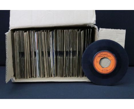 Vinyl - Approx 100 mainly 1950s / 60s 7" singles featuring rock &amp; roll, rock, pop, reggae, some promos/demos to include J