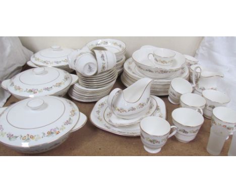 A Royal Doulton Symphony pattern part tea and dinner service