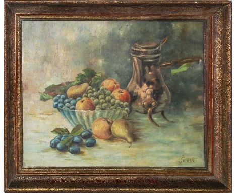 Natura Morta, Smid K. 1940/1950, olio, 49 x 60 cm