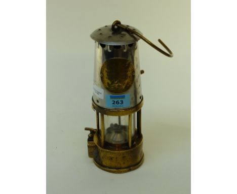 Miner's safety lamp by The Protector Lamp and Lighting Co Type GRS