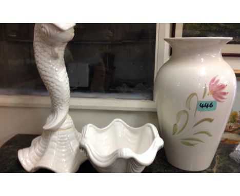 Tall Vase and Ceramic Planter