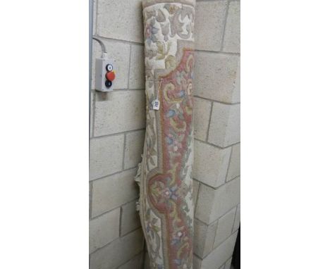 A large wool rug.