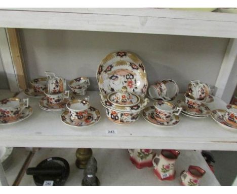 A vintage tea set.