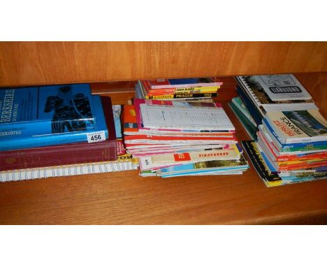 A quantity of books on geography and a quantity of maps including Ordnance Survey, road maps etc