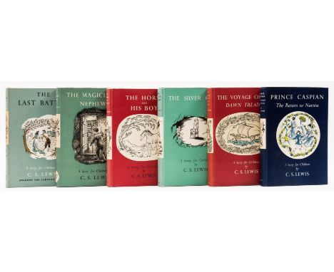 Lewis (C.S.) Prince Caspian. The Return to Narnia, third impression, 1960; The Voyage of the Dawn Treader, fourth impression,