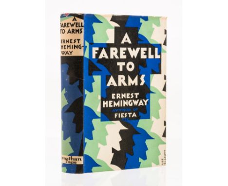 Hemingway (Ernest) A Farewell to Arms, first English edition, first issue with 'seriosu' to p.66, light browning to endpapers