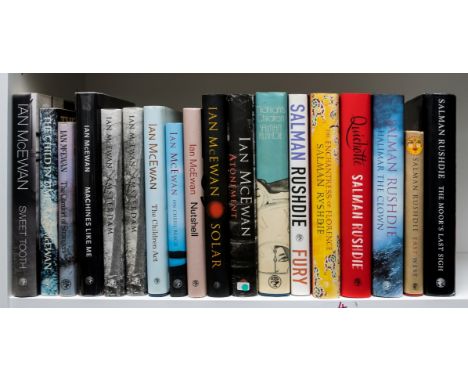 McEwan (Ian) Sweet Tooth, price sticker and "signed copy" sticker to jacket, 2012; Atonement, head and foot of spine slightly