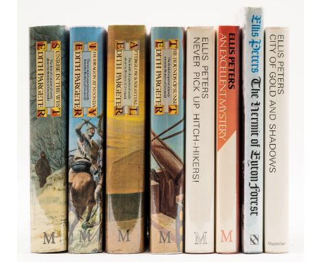 NO RESERVE Pargeter (Edith) Sunrise in the West, 1974; The Dragon at Noonday, 1975; The Hounds of Sunset, review copy slip lo