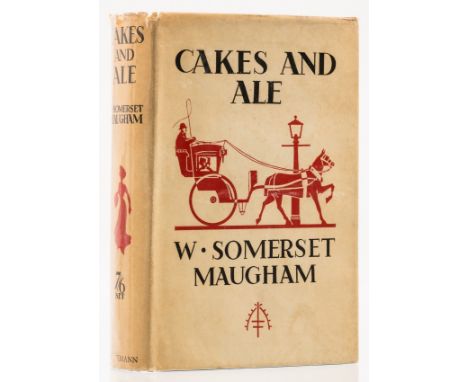 Maugham (William Somerset) Cakes and Ale, first edition, first state with 't' of 'won't' lacking on p.147, presentation inscr