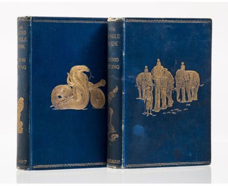 Kipling (Rudyard) The Jungle Book, reprint, 1894; The Second Jungle Book, first edition, 1895, illustrations, ink ownership n