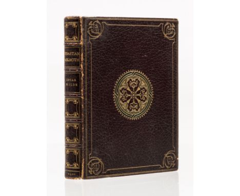 Wilde (Oscar) Sebastian Melmoth, title in red and black, attractive crushed morocco gilt by Morrell, upper cover with central