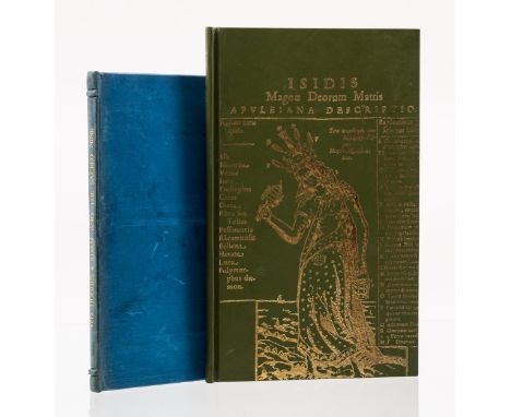 Hughes (Ted) Adam and the Sacred Nine, number 113 of 200 copies signed by the author, title printed in blue and black, fronti