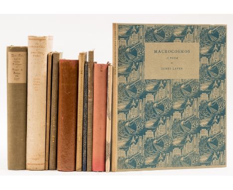 Laver (James) Macrocosmos, one of 775 copies signed by the author, browning to half-title, original pictorial boards, glacine