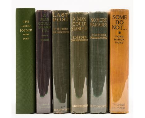 Ford (Ford Madox) [Tietjens Tetralogy], 4 vol., comprising Some Do Not, small patches of surface loss to pp. 2 &amp; 21, ligh
