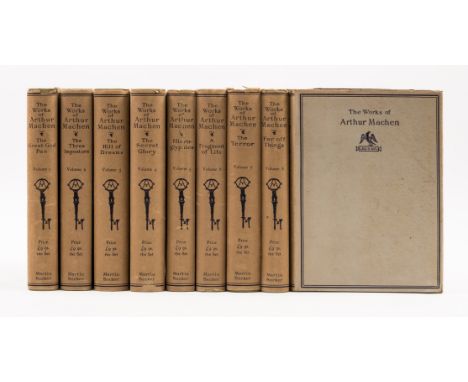 Machen (Arthur) The Works, 9 vol., The Carleon Edition, one of 500 sets signed by the author, vol. 1 frontispiece, some ligth