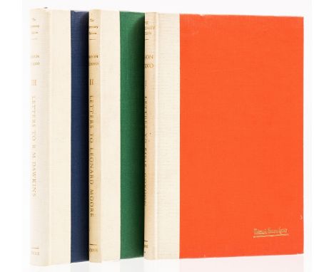 [Rolfe (Frederick William)], "Baron Corvo". Letters..., edited by Cecil Woolf, 3 vol., Centenary Edition, limited editions, o