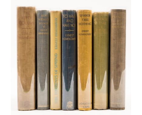 Hemingway (Ernest) Fiesta, second impression, light sunning to spine, recased with repairs to spine ends, new endpapers, 1927