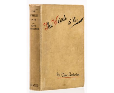 Pemberton (Clive) The Weird 'o it, first edition, 32pp. advertisements, scattered foxing, light browning to endpapers, origin