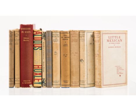 Huxley (Aldous) Antic Hay, 1923; Mortal Coils, 1922; Little Mexican and other stories, 1924, first editions, scattered spotti