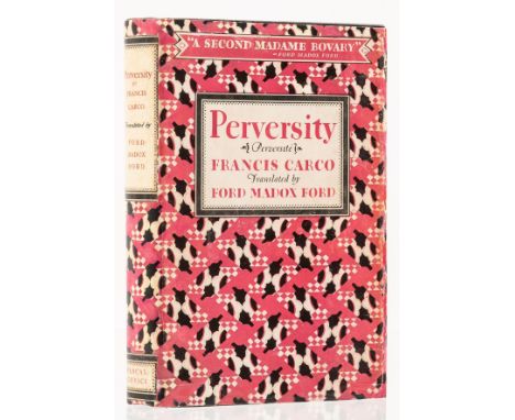 [Rhys (Jean, translator)].- Carco (Francis) Pervestiy, translated by Ford Madox Ford, first English edition, original boards,