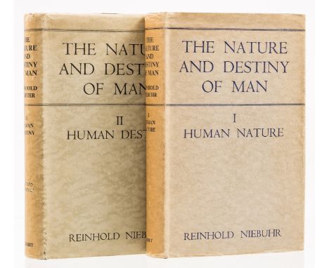 Niebuhr (Reinhold) The Nature and Destiny of Man, 2 vol., vol. 1 first edition, first printing, vol. 2 second printing, errat