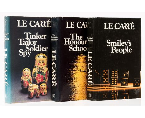 Le Carré (John) [The Karla Trilogy], 3 vol.,  comprising Tinker Tailor Soldier Spy, jacket spine sunned, 1974; The Honourable