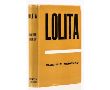 Nabokov (Vladimir) Lolita, first English edition, original boards, slight shelf-lean, dust-jacket, very light sunning and fai
