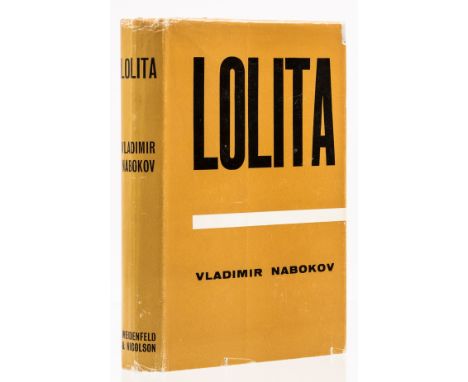 Nabokov (Vladimir) Lolita, first English edition, original boards, slight shelf-lean, dust-jacket, very light sunning and fai