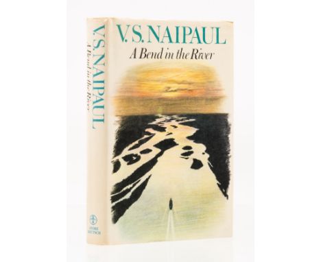 Naipaul (V. S.) A Bend in the River, first edition, signed by the author to title, event ticket loosely inserted, original bo