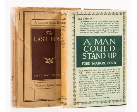 Ford (Ford Madox) A Man Could Stand Up, jacket spine browned, spine ends a little chipped with neat tape repairs to verso, li