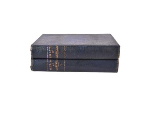 Hardy (Thomas), The Mayor of Casterbridge, two vols., 8vo, lacking preliminaries and pages 1 and 2 of volume one, no advertis