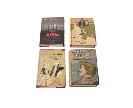 A selection of 1950s/1960s British novels, all first edition, comprising: Braine (John), Room at the Top, 8vo, green cloth, w
