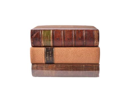 Dickens (Charles), three first edition novels comprising: The Life and Adventures of Martin Chuzzlewit, 8vo, half-calf, illus