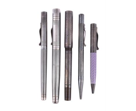 
	
		WATERMAN&#39;S, IDEAL, 52 
		A SILVER FOUNTAIN PEN, CIRCA 1925 
		Cap and Barrel: The engine turned cap and barrel stamp