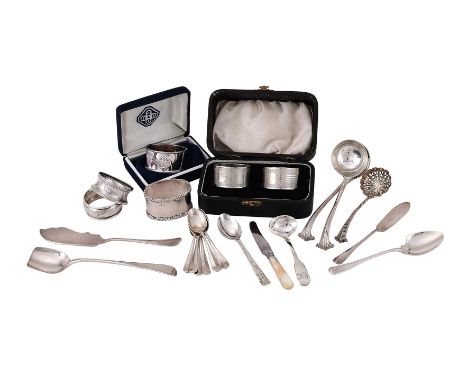 
	
		Y&nbspA COLLECTION OF SILVER ITEMS
		To include: a pair of Victorian Scottish Onslow pattern sauce ladles by James &amp;