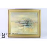 L A Nublat (Australian) Oil on Canvas