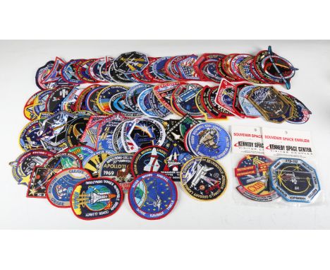 A collection of approximately seventy-five late 20th century American space mission related patch badges.Buyer’s Premium 29.4