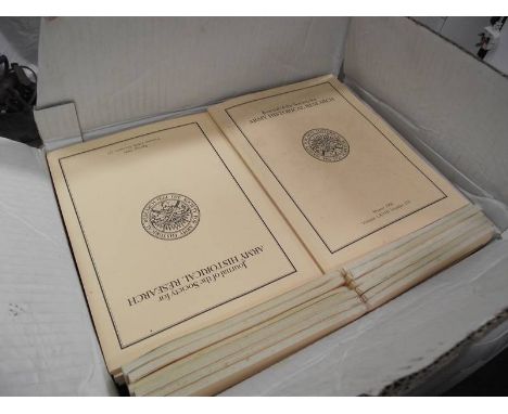 A large quantity of 1990's Journal of the Society for Army Historical Research.