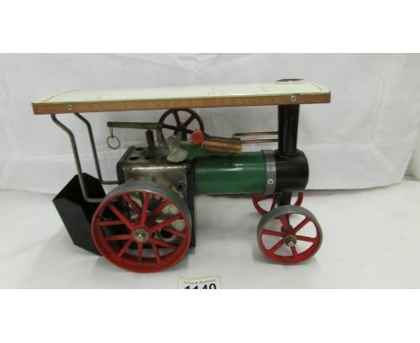 A Mamod traction engine.