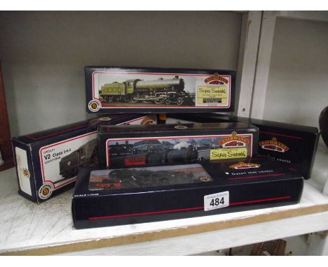 5 Bachmann branch line '00' gauge locomotives in V2 Durham light infantry