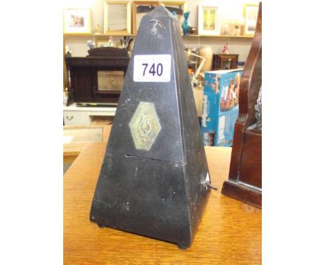 A Maezel metronome.