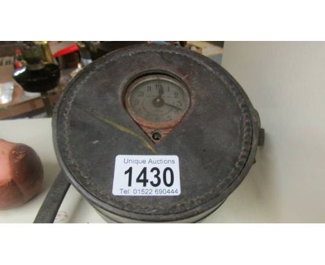 A vintage night watchman's 'The National Time Recorder Co., Ltd., London timekeepers clock.