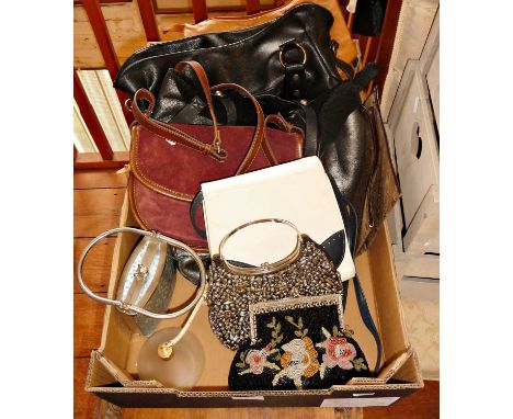 Vintage clothing - assorted handbags including designer and beadwork, etc 